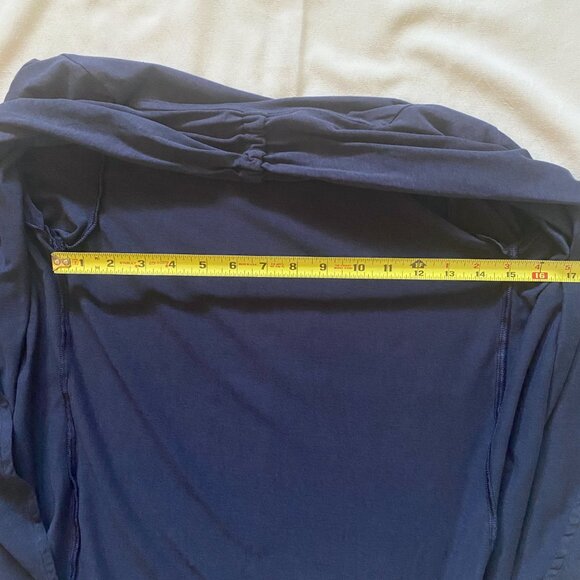 Coolibar Women's XXS Marietas UPF 50+ Sun Wrap Open Cardigan Jacket Blue - Picture 8 of 10